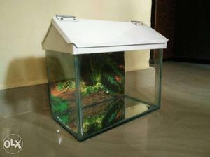 12inch x 7inch fish tank with roof cover