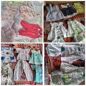 3-9 months Baby girl clothes for sale each Set
