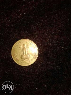 Antique 20 paisa coin for collectors