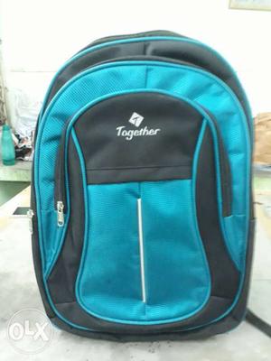 Black And Blue Together Backpack