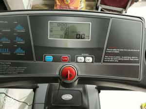 Black And Gray Treadmill Monitor