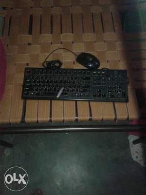 Black Keyboard And Mouse