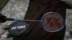 Blue And Black Yonnex Badminton With Bag