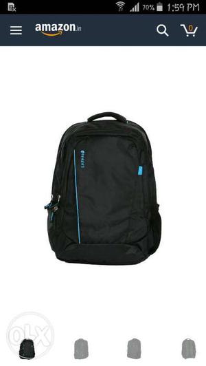 Brand new Black And Blue Backpack Screenshot