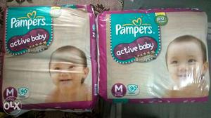 Brand new sealed packs Pampers active diapers