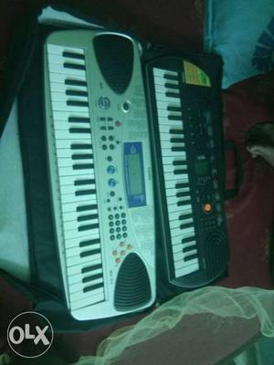 Casio MA 150 and Casio SA 77 two keyboards Combo