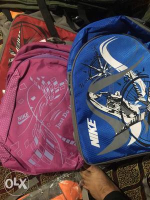 Different branded school bags (new)