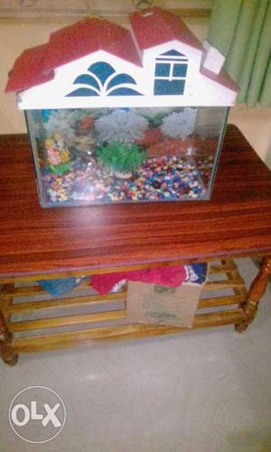 Fish tank and bird cage is available fish tank