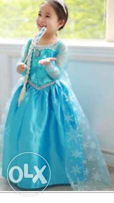 Frozen elsa new dress (4-8yr)