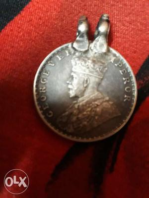 George V silver coin 100 years old