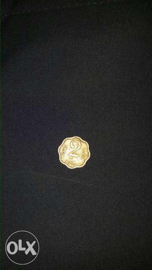 Gold 2 Paise Coin