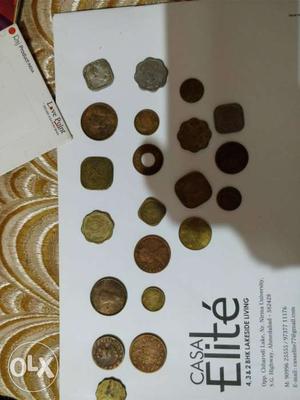 Gold And Cooper-colored Coin Lot