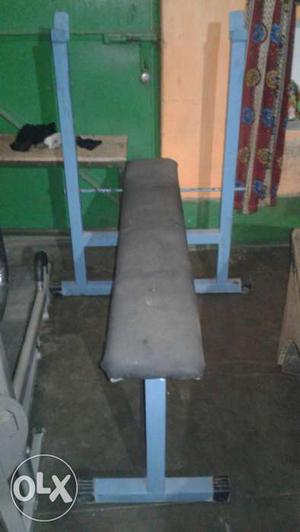 Gray And Blue Bench Press