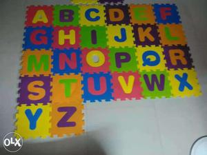Kids alphabet carpet