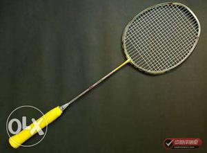 One week used Lining Woods N 80 racket with not a