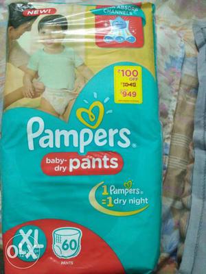 Pampers XL size pants type..only 750/-