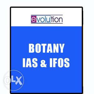 Printed Evolution Botany Notes for UPSC and IFoS exam