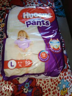 Purple And White Huggies Wonder Pants Pack