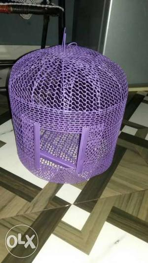 Purple Mesh Pet Cage