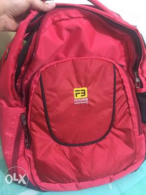 Red And Black F3 Backpack