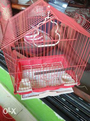 Red Bird Cage