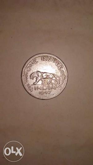 Round  Silver Paise Coin