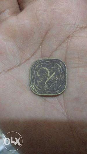 Two ANNAS old india coin 
