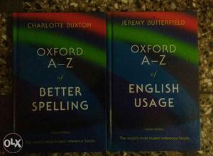 Two Oxford A-Z Better Spelling And English Usage Books