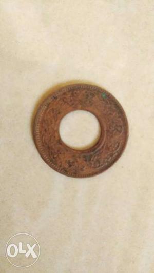 Very unique coin of 1 paisa use by " britis  ''
