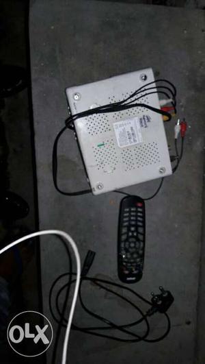 White Electronic Device With Remote