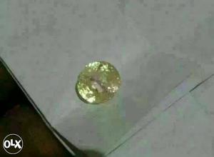 Yellow Sapphire (pukhraj) 7.25 Ratti srilankan