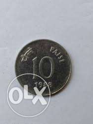  indian 10 paise coin and price is slightly