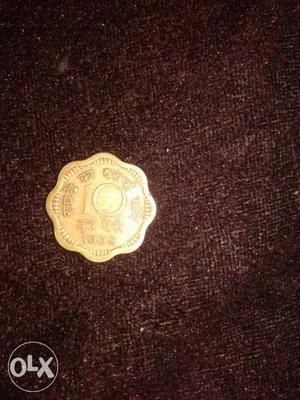  years old 10 paisa coin "Rupiye ka daswa