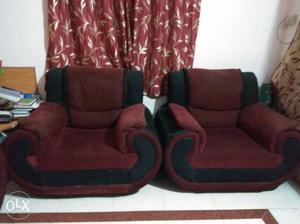 3 + 2 custom made sofa set with good quality foam inside,