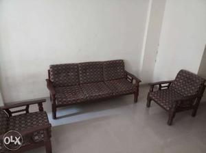 3+1+1 Sofa set. teak wood.