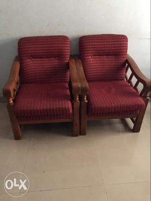 3+2 Wooden Sofa for Sale