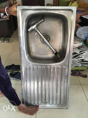Absolutely new stainless steel sink available
