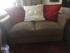 At home recliners and two seater sofa set of 3