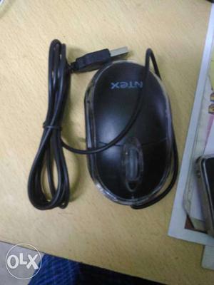 Black Intex Computer Mouse