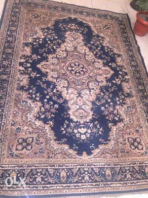 Blue beautiful carpet, size - 6 ft by 4 ft.