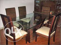 Brand new 6 sitter dinig table made of teak