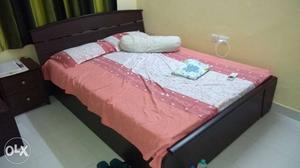 Branded box bed with godrej quality mattress(