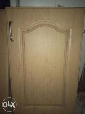 Brown Wooden Cabinet Door