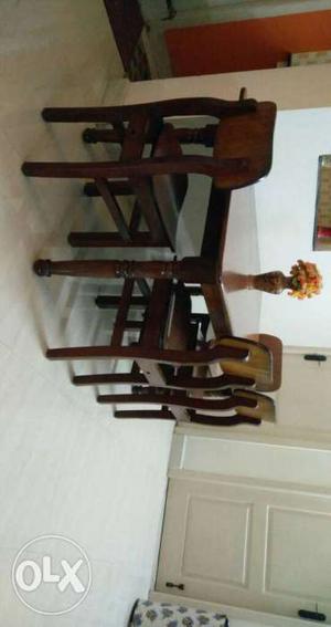 Burma teak dining table in excellent condition