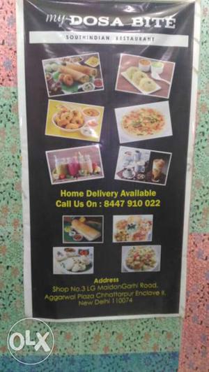 Catering service for south indian food like dosa