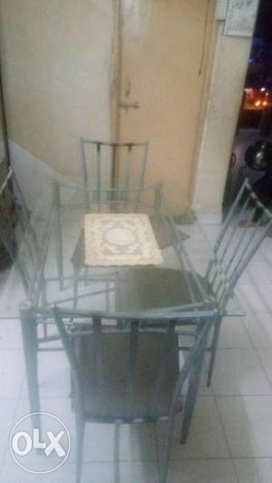 Dining table and 4 chairs for sale