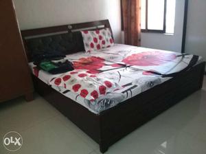 Double Bed With Mattress New Condition