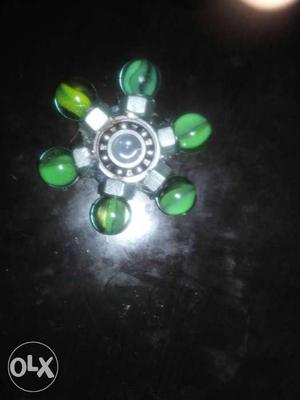 Green And Grey Fidget Spinner