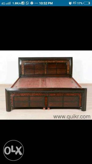 New double bed full size 6x6 with box