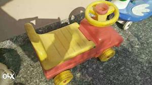 Orange And Yellow Ride-on Toy